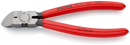 Knipex Alicates De Corte De Plástico, Long. Total 160 Mm