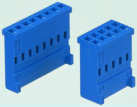 TE Connectivity, AMPMODU HE13/HE14 Female Connector Housing, 2.54mm Pitch, 12 Way, 1 Row