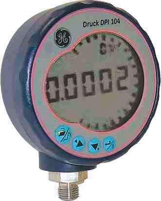 Druck DPI104 Messgerät Digital 0bar → 70bar ±0.05%, Ø 95mm ABS Gehäuse G1/4, DKD/DAkkS-kalibriert