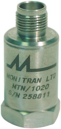 Monitran 振动传感器, 最低工作温度-25°C, 最高工作温度+120°C, 最大8 mA
