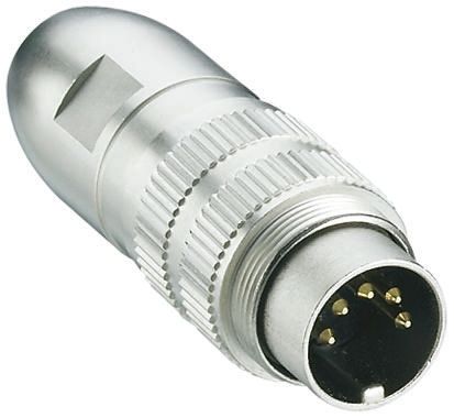 Lumberg 7 Pole Din Plug, DIN EN 60529, 5A, 60 V Ac IP68, Male, Cable Mount