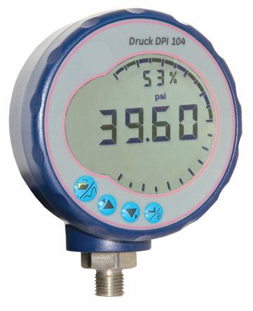 Druck NPT 1/4 Digital Digital Pressure Gauge 20bar, DPI104-13G-5491, RS232, RS Calibration, -1bar Min.