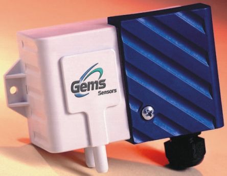 Gems Sensors Differenz Drucksensor -0.001 Bis 100Pa, Analog 0 → 10 V, Für Luft, Nicht Leitendes Gas