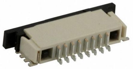 TE Connectivity FPC, SMD FPC-Steckverbinder, Buchse, 8-polig / 1-reihig, Raster 1mm Lötanschluss