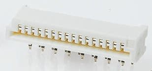 TE Connectivity FPC, SMD FPC-Steckverbinder, Buchse, 18-polig / 1-reihig, Raster 1mm Lötanschluss
