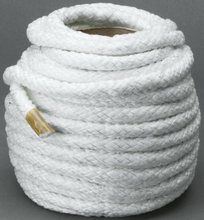 Glass Fibre Yarn Thermal Insulating Rope, 30m x 12mm