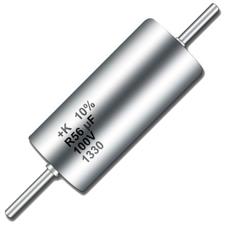 KEMET T110 Kondensator, MnO2, 10μF, 20V Dc THT, ±10%, +125°C