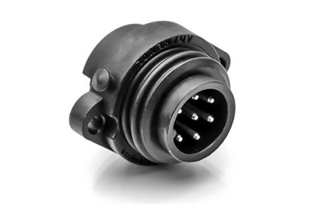 Amphenol Industrial Circular Connector, 8 Contacts, Panel Mount, Socket, Male, IP65, IP67, Ecomate Series