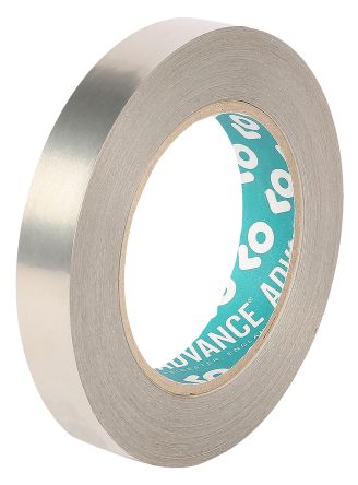 Advance Tapes AT536 Metallband Kupferband Leitend, Stärke 0.035mm, 25mm X 33m, -20°C Bis +155°C, Haftung 5 N/cm