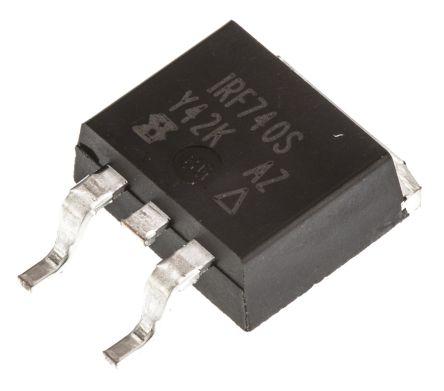 Vishay IRF740SPBF N-Kanal, SMD MOSFET 400 V / 10 A 3,1 W, 3-Pin D2PAK (TO-263)