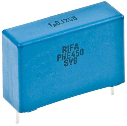 KEMET PHE450 Folienkondensator 10nF ±5% / 1.6 KV Dc, 650 V Ac, THT Raster 22.5mm