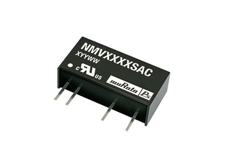 Murata Power Solutions Murata NMV DC/DC-Wandler 1W 5 V Dc IN, 5V Dc OUT / 200mA 3kV Dc Isoliert