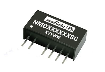 Murata Power Solutions Murata NMD DC/DC-Wandler 1W 5 V Dc IN, 5V Dc OUT / 100mA 1kV Dc Isoliert