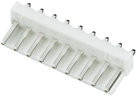 JST VH Leiterplatten-Stiftleiste Eingang Oben, 9-polig / 1-reihig, Raster 3.96mm, Kabel-Platine,