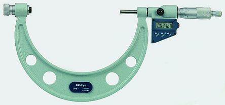 Mitutoyo Digital Mikrometer Außen-Messschraube Metrisch, Zöllig, 0mm Bis 152mm / ±0,001 In