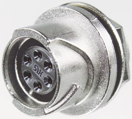 Hirose Circular Connector, 3 Contacts, Panel Mount, Miniature Connector, Socket, Female, IP67, IP68, LF Series