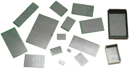 高知电子 表面贴装（SMT）板, 25 x 15 x 1.6mm, 双面, 5 x 9孔, 1mm孔直径