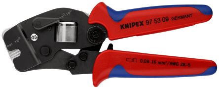 Knipex Hand Ratcheting Crimp Tool For Wire Ferrules, 0.08 → 16mm² Wire