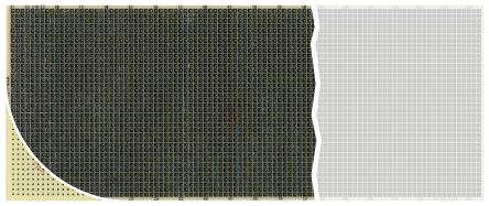 Roth Elektronik Placa De Matriz RE210-S3, Cara única, Orificios: 38 X 227, Diámetro 1mm, Paso 2.54 X 2.54mm, 580 X 100 X 1.5mm