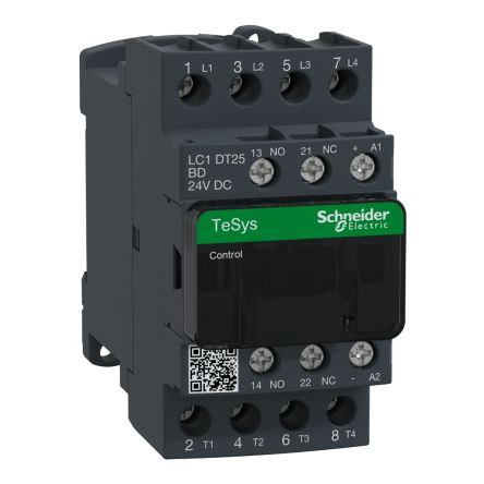 Schneider Electric TeSys D LC1D Leistungsschütz / 24 Vdc Spule, 4 -polig 4 Schließer, 690 Vac / 25 A