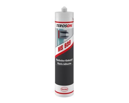 Henkel Sellante Y Adhesivo Combinado Teroson MS 939 Negro Negro, Cartucho 310 Ml, -40 → +100 °C