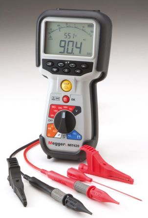 MIT420 | Megger MIT420, Insulation Tester 200GΩ CAT IV 600 V | Megger