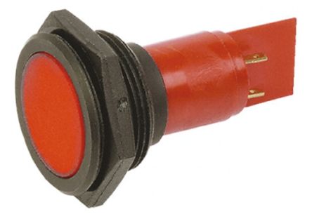 Signal Construct LED Schalttafel-Anzeigelampe Rot, Montage-Ø 30mm, Lötanschluss