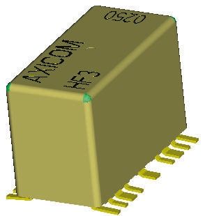 TE Connectivity HF-Relais 1028Ω 0,4dB Leiterplattenmontage, 12V Dc Spule