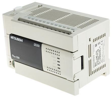 Mitsubishi FX3U Series Logic Module, 24 V Dc Supply, Relay Output, 16-Input, Sink, Source Input