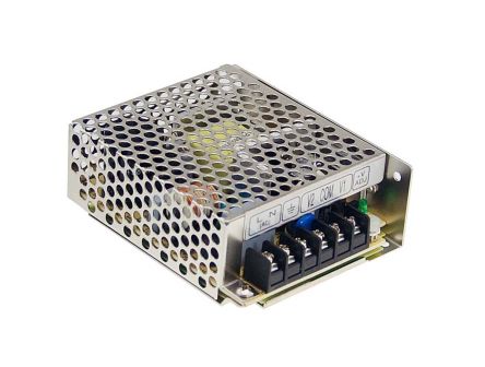 MEAN WELL Switching Power Supply, RS-35-5, 5V Dc, 7A, 35W, 1 Output, 125 → 373 V Dc, 88 → 264 V Ac Input