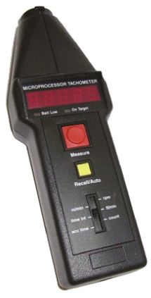 Compact Instruments CT6/LSR, ±0,05 % LED Tachometer → 99999U/min, 3U/min, ISO-kalibriert