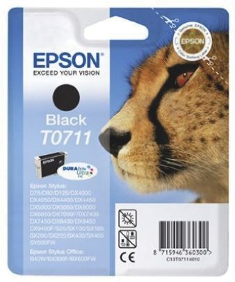 Epson T0711 Druckerpatrone Für Patrone Schwarz 1 Stk./Pack