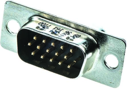HARTING D-Sub High Density Sub-D Steckverbinder Stecker, 44-polig / Raster 2.29mm, Durchsteckmontage Lötanschluss