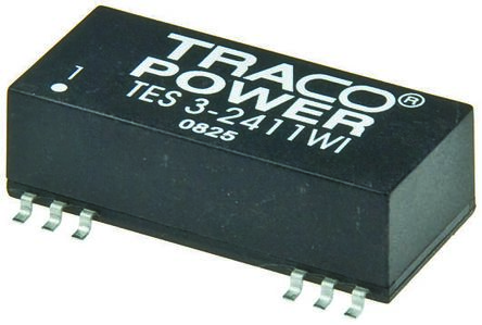 TRACOPOWER TES 3WI DC/DC-Wandler 3W 24 V Dc IN, ±12V Dc OUT / ±125mA 1.5kV Dc Isoliert