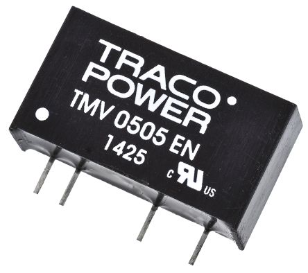 TRACOPOWER TMV EN DC/DC-Wandler 1W 12 V Dc IN, 12V Dc OUT / 80mA 3kV Dc Isoliert