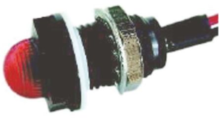 Marl LED Schalttafel-Anzeigelampe Rot 2V Dc, Montage-Ø 8.5mm, Leiter