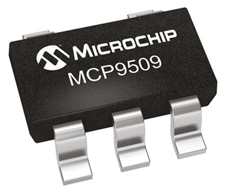 Microchip Open Drain Thermostatsensor ±0.5°C SMD, 5-Pin -40 → +125 °C