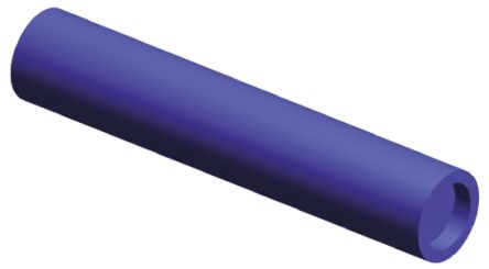 TE Connectivity PLASTI-GRIP Kabelspleißverbinder, Stoßverbinder, Blau, 16 → 14 AWG, Ges.L 27.05mm