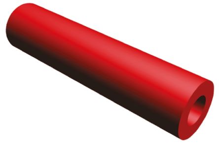 TE Connectivity PLASTI-GRIP Kabelspleißverbinder, Stoßverbinder, Rot, 22 → 16 AWG, Ges.L 26.16mm