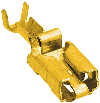 TE Connectivity Positive Lock .250 Mk I Flachsteckhülse, Unisoliert, 6.35 X 0.8mm, Buchse, 0.5mm² - 1.5mm², 20AWG Min