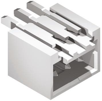 Molex Pico-SPOX Leiterplatten-Stiftleiste Gewinkelt, 3-polig / 1-reihig, Raster 1.5mm, Kabel-Platine,