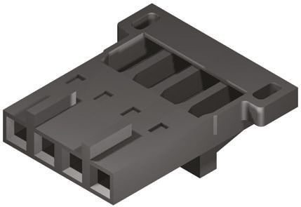 Molex SL Steckverbindergehäuse Buchse 2.54mm, 4-polig / 1-reihig Gerade, Kabelmontage Für SL-Steckverbinder