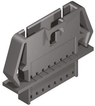Molex SL Steckverbindergehäuse Stecker 2.54mm, 8-polig / 1-reihig Gerade, Tafelmontage Für Freiverdrahteter