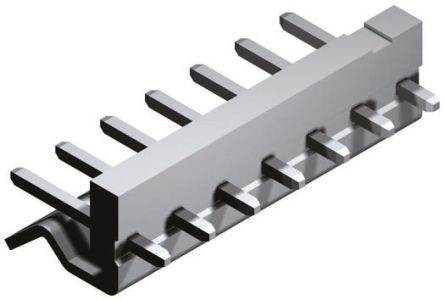 Molex SPOX Series Straight Through Hole Pin Header, 9 Contact(s), 5.08mm Pitch, 1 Row(s), Unshrouded