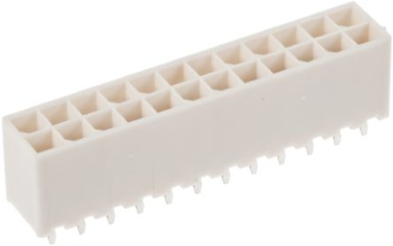 Molex Mini-Fit Jr. Leiterplatten-Stiftleiste Gerade, 24-polig / 2-reihig, Raster 4.2mm, Kabel-Platine,