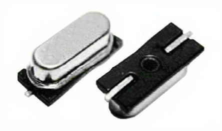 Euroquartz 7.3728MHz Quarz, Oberflächenmontage, ±30ppm, 18pF, B. 4.5mm, H. 4.2mm, L. 12.4mm, SMD, 2-Pin