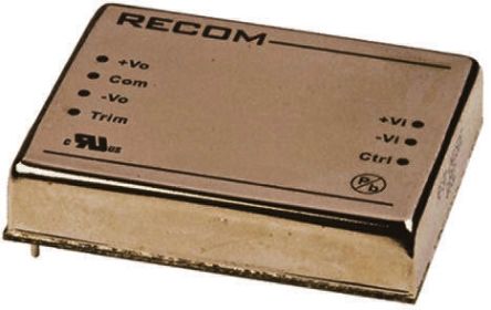 Recom RP30-E DC/DC-Wandler 30W 12 V Dc IN, ±15V Dc OUT / ±1A 1.6kV Dc Isoliert