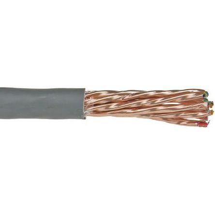Alpha Wire Câble De Données, 9 Paires 0,35 Mm² 22 AWG, Blindé, 30m