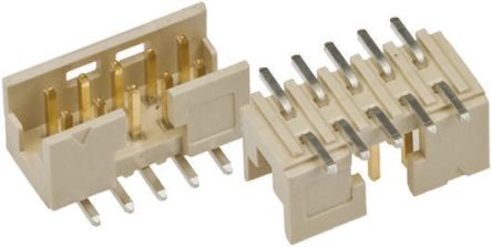 Amphenol Communications Solutions Minitek Leiterplatten-Stiftleiste Gerade, 6-polig / 2-reihig, Raster 2.0mm,