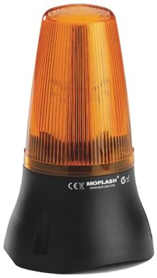 Moflash LEDA 125 LED Dauer-Licht Summer-Signalleuchte Orange / 90dB, 115 Vac